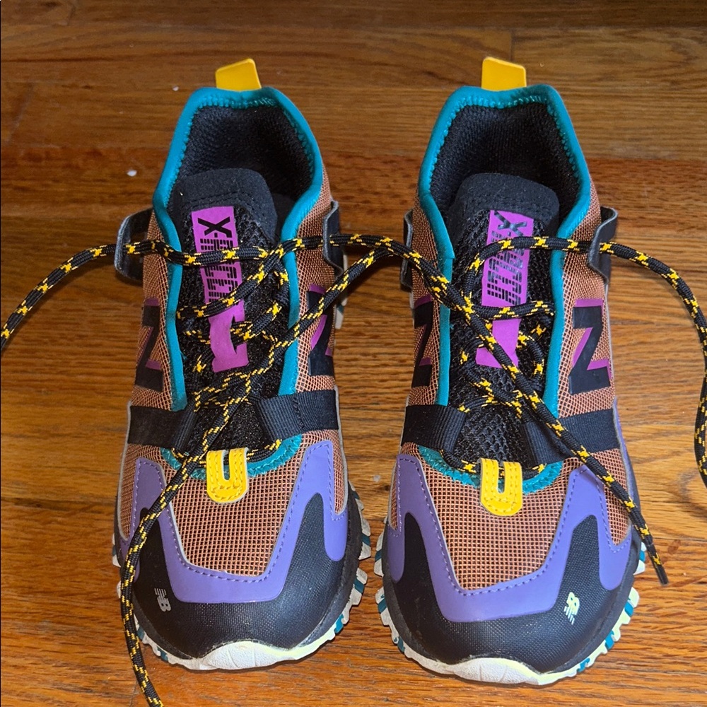 New Balance Purple and Brown Trail Shoes